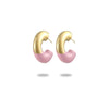 Titanium Steel Stainless Steel C Shape Electroplated Fashion Light Luxury Women's Earrings