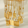 Titanium Steel Stainless Steel Constellation Necklace For Women With Electroplating
