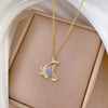Titanium Steel Stainless Steel Copper Unisex Cartoon Animal Zodiac Full Diamond Necklace