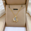 Titanium Steel Stainless Steel Copper Unisex Cartoon Animal Zodiac Full Diamond Necklace