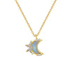 Titanium Steel Stainless Steel Copper Unisex Cartoon Animal Zodiac Full Diamond Necklace