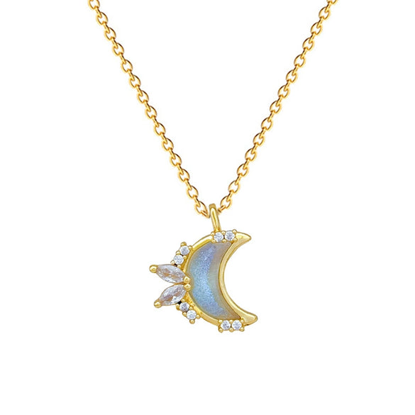 Titanium Steel Stainless Steel Copper Unisex Cartoon Animal Zodiac Full Diamond Necklace