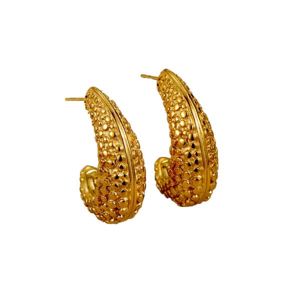 Titanium Steel Stainless Steel Geometric Goldplated Electroplated Women's Earrings
