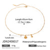 Titanium Steel Stainless Steel Geometric Style Women's Necklace With Electroplating Process