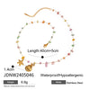 Titanium Steel Stainless Steel Geometric Style Women's Necklace With Electroplating Process