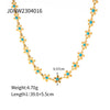 Titanium Steel Stainless Steel Geometric Style Women's Necklace With Electroplating Process
