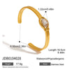 Titanium Steel Stainless Steel Open Bracelet Niche Design Jewelry