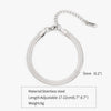 Titanium Steel Stainless Steel Plated 18K Gold Electroplated Women's Bracelet With Wave Geometric Snake Bone Design