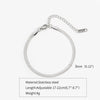 Titanium Steel Stainless Steel Plated 18K Gold Electroplated Women's Bracelet With Wave Geometric Snake Bone Design