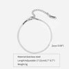 Titanium Steel Stainless Steel Plated 18K Gold Electroplated Women's Bracelet With Wave Geometric Snake Bone Design