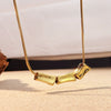 Titanium Steel Stainless Steel Ushaped Vintage Minimalist Necklace
