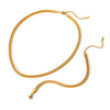 Titanium Steel Stainless Steel Women's Geometric Clavicle Chain Bracelet Necklace Electroplated