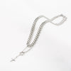 Titanium Steel Star Pendant Clavicle Chain Unisex Cuban Chain Style