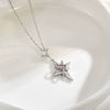 Titanium Steel Star Pendant Necklace Electroplated Personality Style