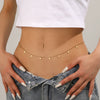 Titanium Steel Star Pendant Waist Chain Light Luxury Sweet Style