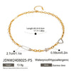 Titanium Steel Star Shape Electroplated Women's Necklace