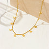 Titanium Steel Sweet Style Multiple Butterfly Clip Bead Waist Chain For Female