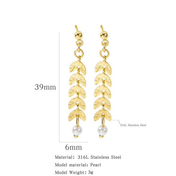 Titanium Steel Threepiece Jewelry Set With Geometric Pattern And Electroplating Design Cold Style Simple Include Necklace Earrings Bracelet