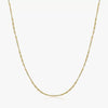Titanium Steel Twelve Constellation Mixed Gemstone Inlay O Chain Necklace For Women Electroplated