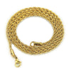 Titanium Steel Twist Chain Hip Hop Necklace For Men And Women