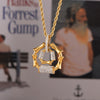 316L Stainless Steel Twist Chain Jewelry With Geometric Diamond Design For Women