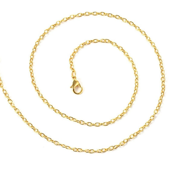 Titanium Steel Unisex Geometric Style Furnace Vacuum Plated Necklace O Chain Jewelry