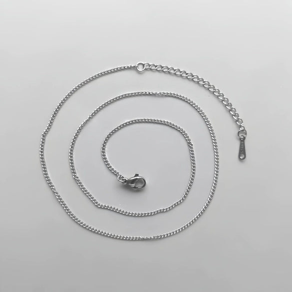 Titanium Steel Unisex Geometric Style Furnace Vacuum Plated Necklace O Chain Jewelry
