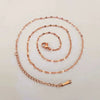 Titanium Steel Unisex Geometric Style Furnace Vacuum Plated Necklace O Chain Jewelry