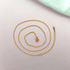 Titanium Steel Unisex Geometric Style Furnace Vacuum Plated Necklace O Chain Jewelry