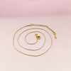 Titanium Steel Unisex Geometric Style Furnace Vacuum Plated Necklace O Chain Jewelry