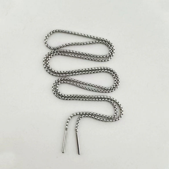 Titanium Steel Unisex Geometric Style Furnace Vacuum Plated Necklace O Chain Jewelry