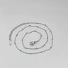 Titanium Steel Unisex Geometric Style Furnace Vacuum Plated Necklace O Chain Jewelry