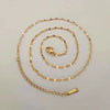 Titanium Steel Unisex Geometric Style Furnace Vacuum Plated Necklace O Chain Jewelry