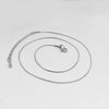 Titanium Steel Unisex Geometric Style Furnace Vacuum Plated Necklace O Chain Jewelry