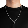 Titanium Steel Unisex Pendant Necklace With Animals Zodiac Pattern Twist Chain Electroplating Design