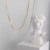 Titanium Steel Ushaped Electroplated Women's Simple Multilayer Naked Chain Necklace