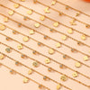 Titanium Steel Water Drop Bear Clip Heart Diamond Women's Light Luxury Stainless Steel Electroplated Pendant Bracelet