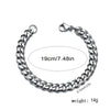 Titanium Steel Wave Pattern Chain Bracelet With Geometric Design Non Fading Unisex Men¡¯s Wholesale Jewelry
