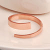 Titanium Steel Wave Pattern Electroplated Fashion Ring For Girls