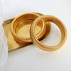 316L Stainless Steel Wide Thick Ring And Bracelet Fashion Ol Geometric Electroplated For Women