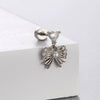 Titanium Steel Women's Bowknot Zirconia Earrings