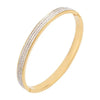 Titanium Steel Women's Bracelet Electroplating Full Diamond Highend Natural Design