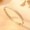 Titanium Steel Women's Bracelet Electroplating Full Diamond Highend Natural Design