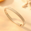 Titanium Steel Women's Bracelet Electroplating Full Diamond Highend Natural Design