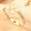 Titanium Steel Women's Bracelet Electroplating Full Diamond Highend Natural Design