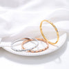 Titanium Steel Women's Electroplated Allmatch Elegant Light Luxury Trendy Bracelet
