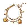 316L Stainless Steel Women's Fashion Simple Allmatch Bracelet With Electroplating