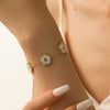 Titanium Steel Women's Fruit Pattern Bracelet