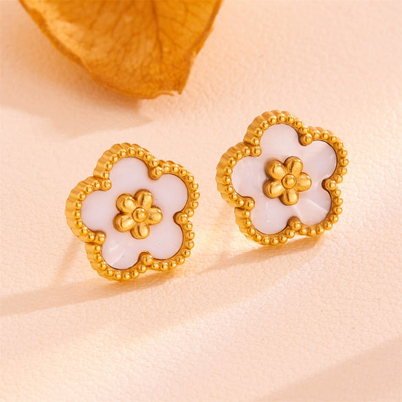 Titanium Steel Women's Fruit Pattern Bracelet