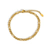 Titanium Steel Women's Geometric Anklet